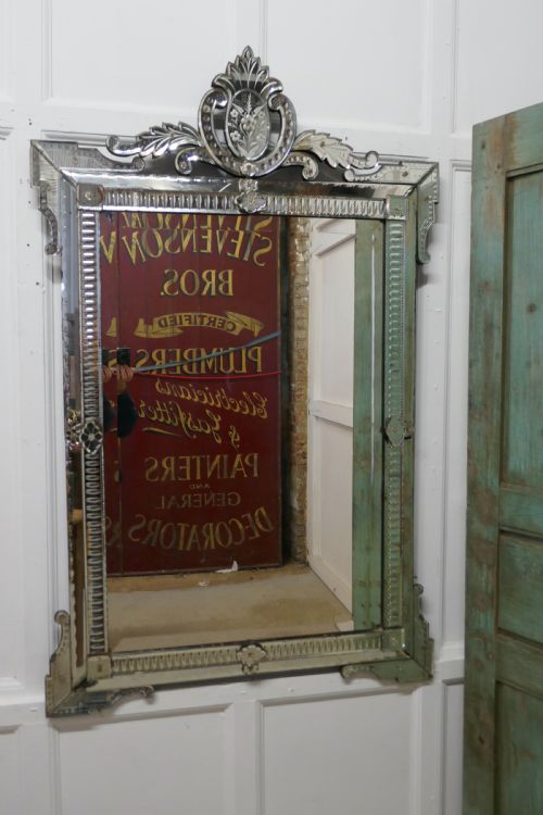 fig 4. Superb Large 19th Century Venetian Cushion Mirror