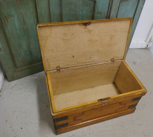 fig 2. A Victorian Pine Blanket Chest