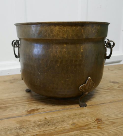 Brass Arts and Crafts Jardiniere