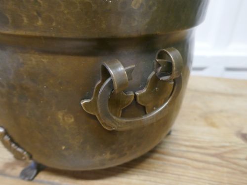 fig 3. Brass Arts and Crafts Jardiniere