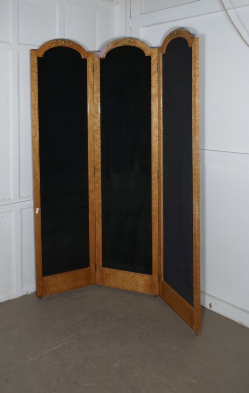 fig 2. 3 Fold Art Deco Dressing Screen,