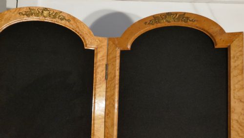 fig 5. 3 Fold Art Deco Dressing Screen,