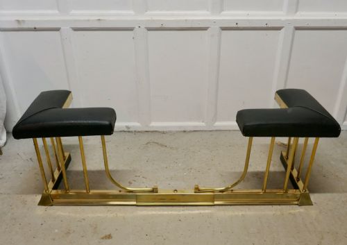 fig 4. Good Quality Brass and Leather Club Fender