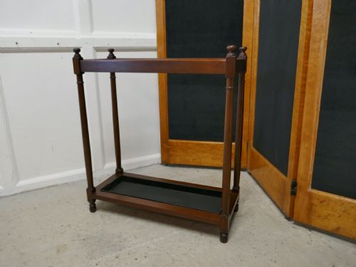 A Victorian Mahogany Stick and Umbrella Hall Stand