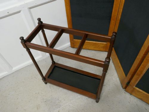 fig 1. A Victorian Mahogany Stick and Umbrella Hall Stand