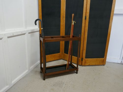 fig 2. A Victorian Mahogany Stick and Umbrella Hall Stand