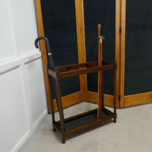 fig 3. A Victorian Mahogany Stick and Umbrella Hall Stand