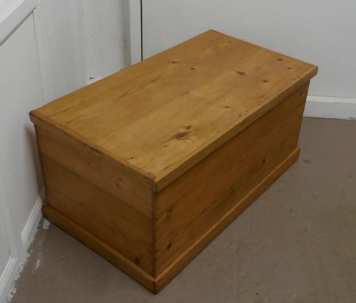 fig 1. Victorian Pine Blanket Box,