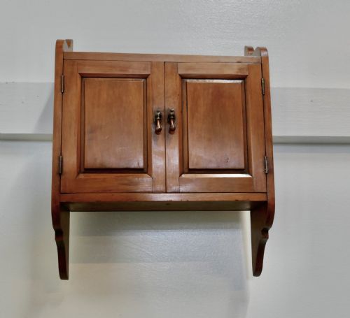 fig 1. Victorian Cherrywood Bathroom Cupboard