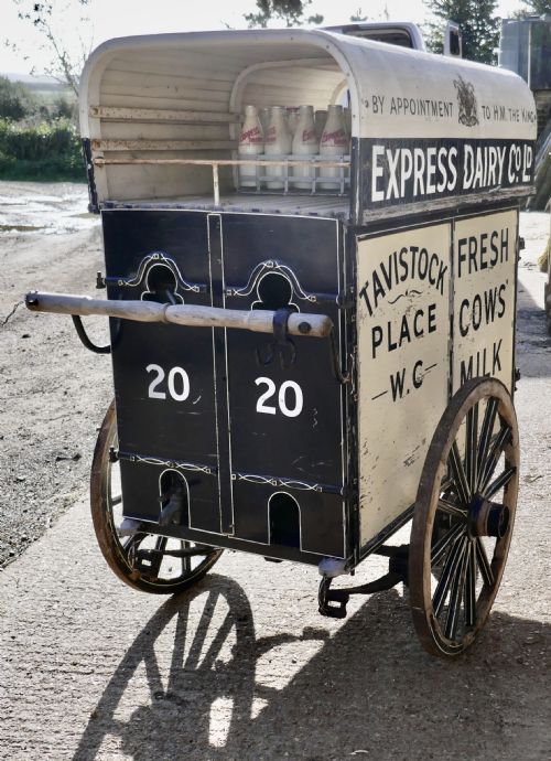 Edwardian Express Dairy Delivery Milk Cart