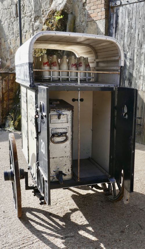 fig 4. Edwardian Express Dairy Delivery Milk Cart