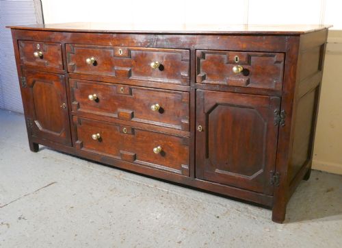 fig 2. 18th Century Oak Long Dresser Base