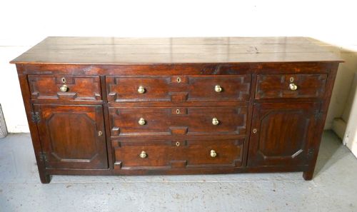 fig 4. 18th Century Oak Long Dresser Base