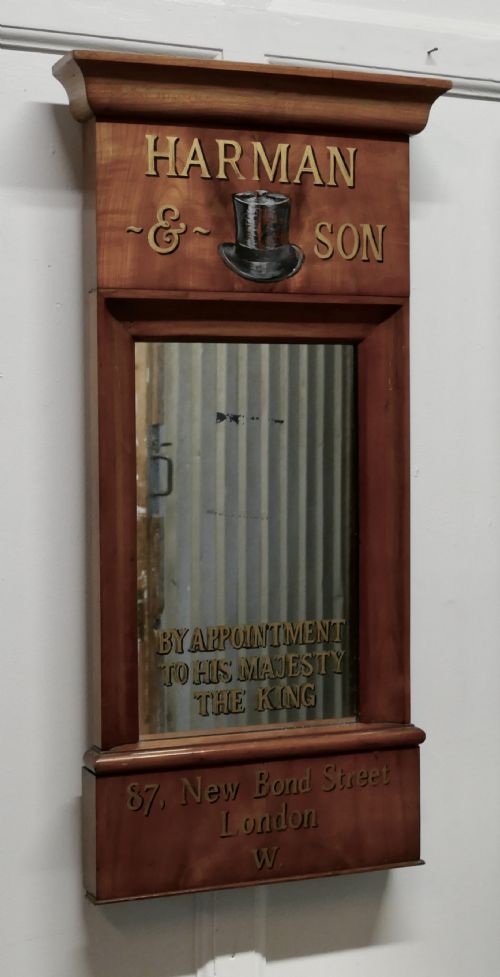 Harman & Son Outfitters Shop Advertising Wall Mirror