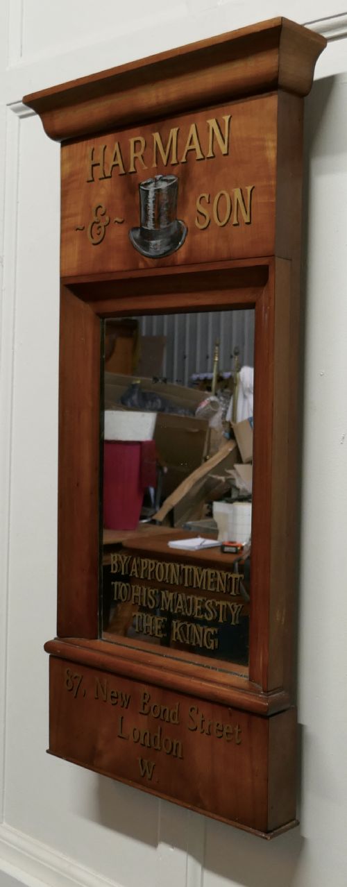 fig 2. Harman & Son Outfitters Shop Advertising Wall Mirror