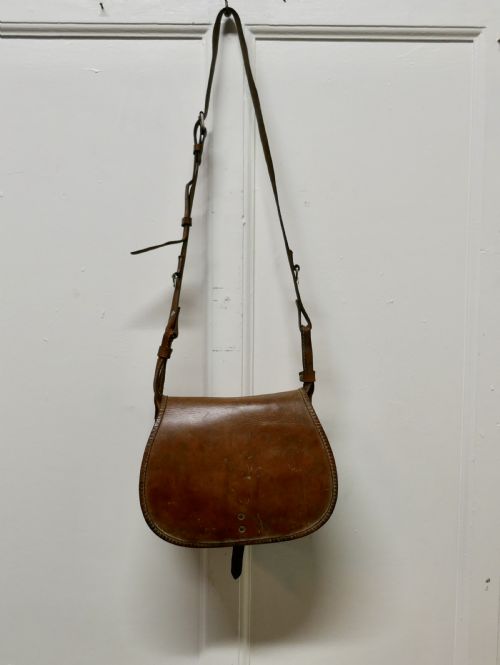 A 19th Century Leather Game Bag and Cartridge Case, Shooting, Hunting