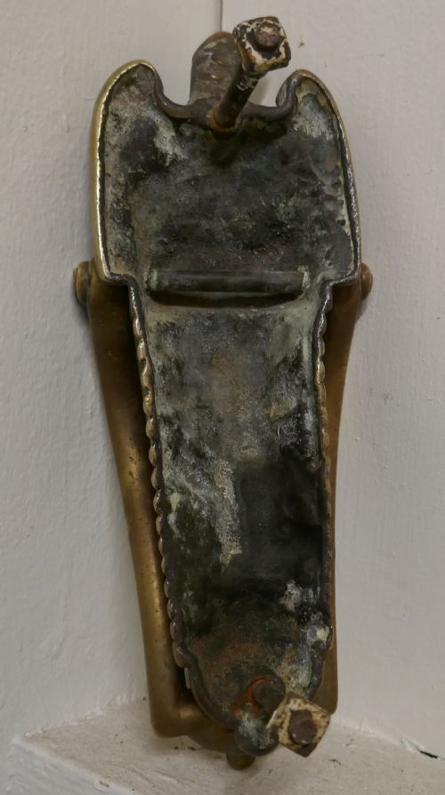fig 2. A Large Victorian Brass Eagle Door Knocker,