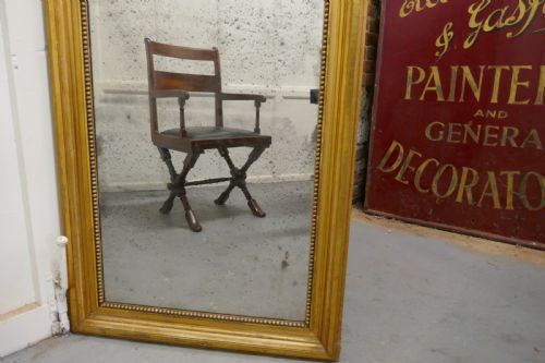 fig 3. Large 19th Century Framed Distressed Wall Mirror