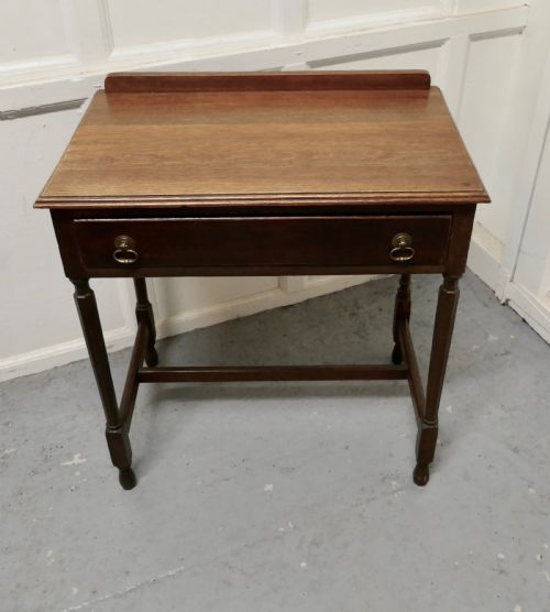 Good 19th Century Oak Writing Table Writing Table