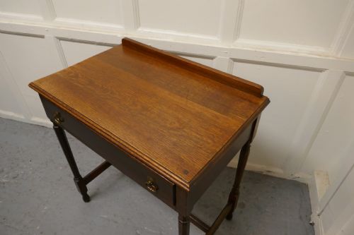 fig 2. Good 19th Century Oak Writing Table Writing Table