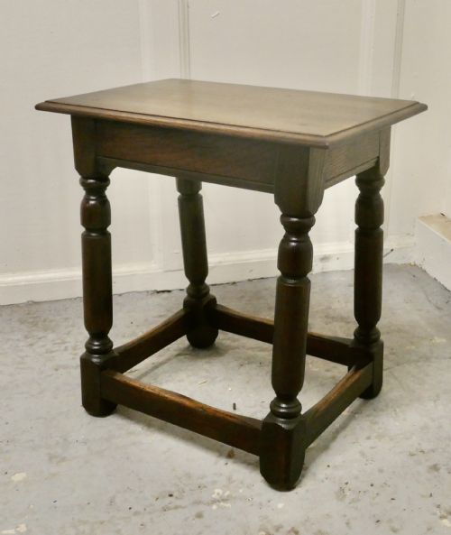 19th Century Oak Joint Stool