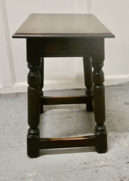 fig 1. 19th Century Oak Joint Stool
