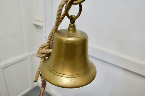 fig 1. 19th Century Ships Bell with Broad Arrow Stamp