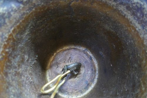 fig 3. 19th Century Ships Bell with Broad Arrow Stamp