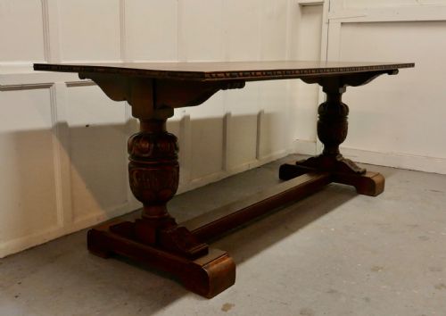 Victorian Oak Refectory Table