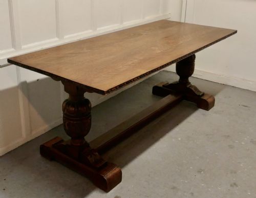 fig 1. Victorian Oak Refectory Table