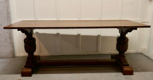 fig 2. Victorian Oak Refectory Table
