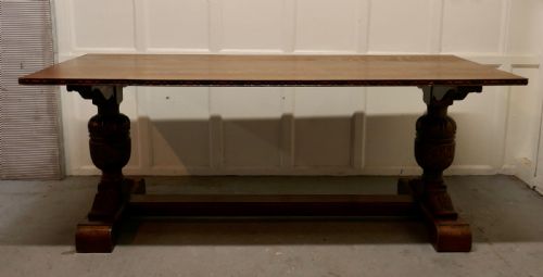 fig 3. Victorian Oak Refectory Table