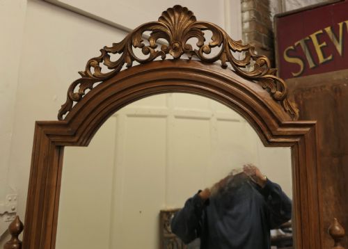 fig 4. Anglo Indian Style Carved Cheval Mirror