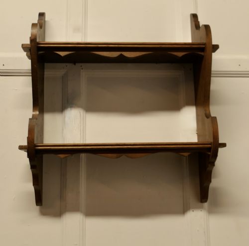 Oak Wall Hanging Book Shelf