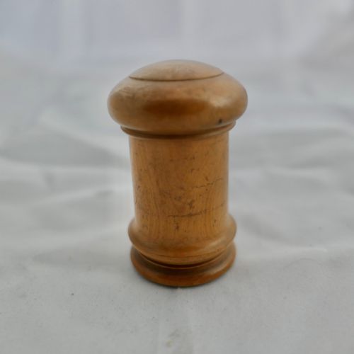 3 19TH CENTURY HAND MADE TREEN ITEMS POUNCE PLUMB BOB BODKIN - ADDITIONAL PHOTO 1