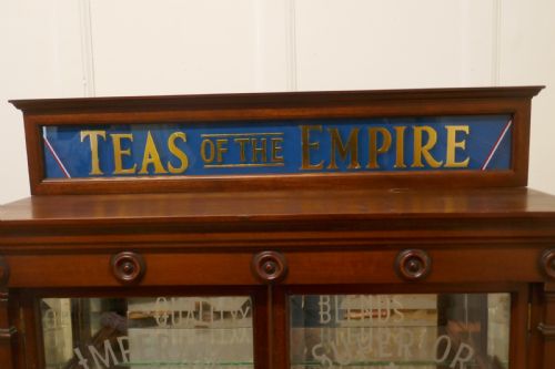 VICTORIAN EMPIRE TEA CABINET TEA ROOM CAFE DISPLAY - ADDITIONAL PHOTO 4
