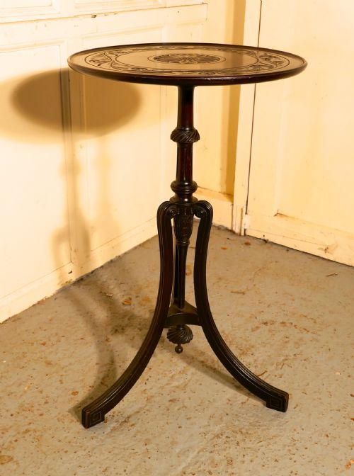 DECORATIVE 2 TONE ART NOUVEAU WINE TABLE BY BULSTRODE OF CAMBRIDGE