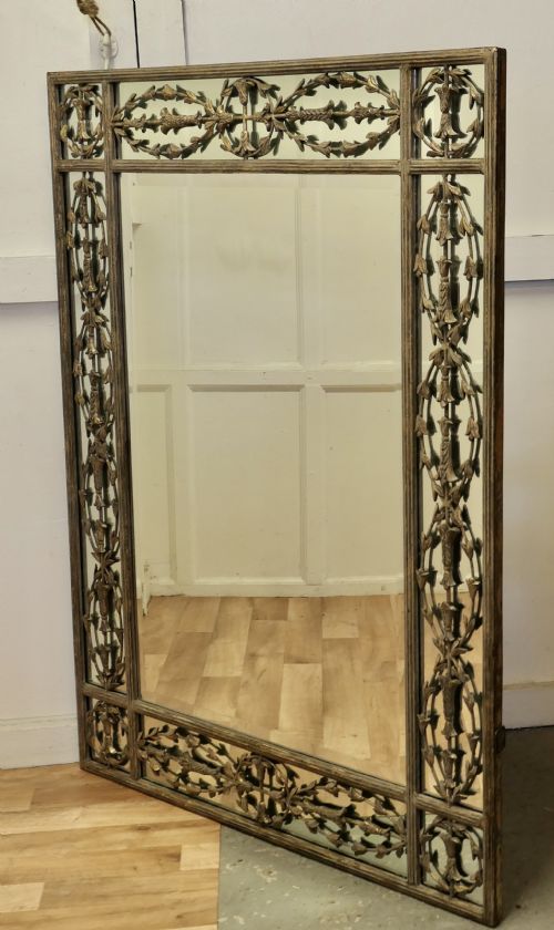 fig 1. Large Decorative Gilt Wall Mirror