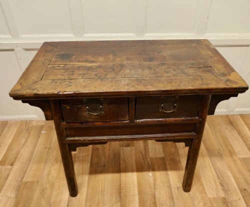 ORIENTAL SIDE TABLE OR WORK TABLE - ADDITIONAL PHOTO 1