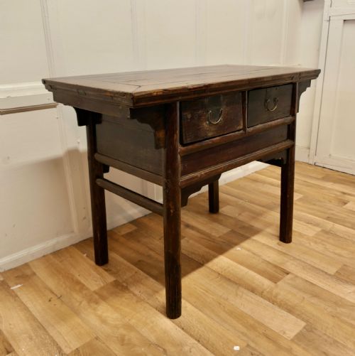 ORIENTAL SIDE TABLE OR WORK TABLE - ADDITIONAL PHOTO 2