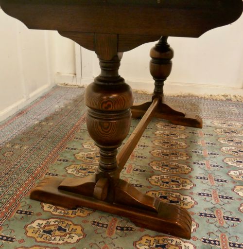 GOOD QUALITY OAK REFECTORY DINING TABLE - ADDITIONAL PHOTO 4