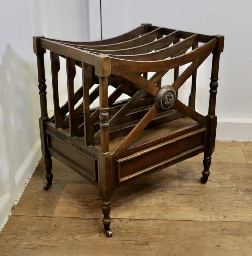 REGENCY STYLE CANTERBURY MAGAZINE STAND - ADDITIONAL PHOTO 3