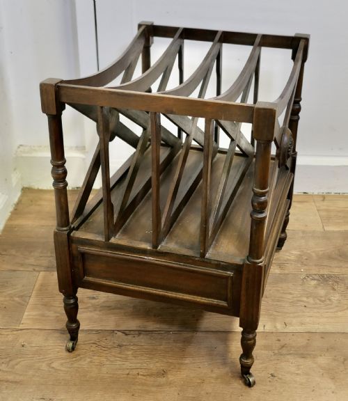 REGENCY STYLE CANTERBURY MAGAZINE STAND - ADDITIONAL PHOTO 4