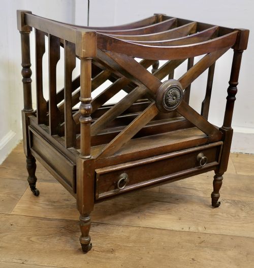 REGENCY STYLE CANTERBURY MAGAZINE STAND - ADDITIONAL PHOTO 6