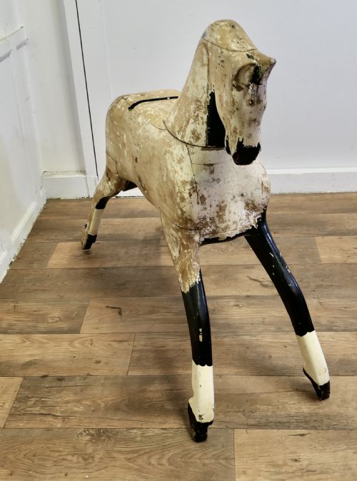 Large Early 20th.century Pine Horse