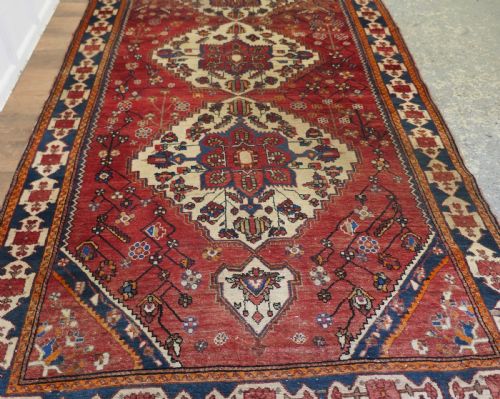 LARGE TRADITIONAL TREE OF LIFE RED WOOL CARPET - ADDITIONAL PHOTO 1