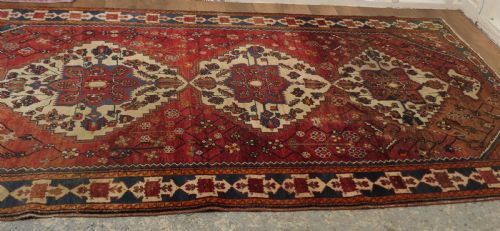 LARGE TRADITIONAL TREE OF LIFE RED WOOL CARPET - ADDITIONAL PHOTO 3