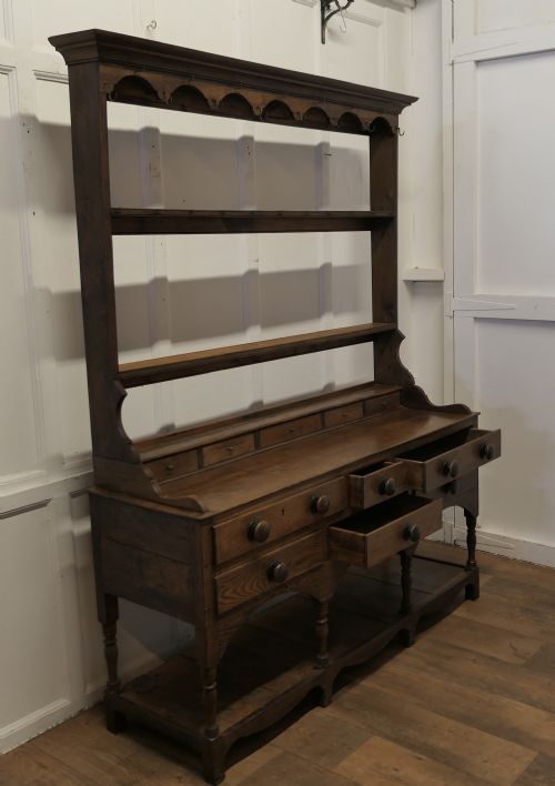 GEORGIAN COUNTRY OAK COTTAGE DRESSER - ADDITIONAL PHOTO 6
