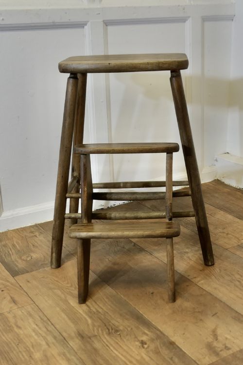 Metamorphic Kitchen or Shop Step Stool