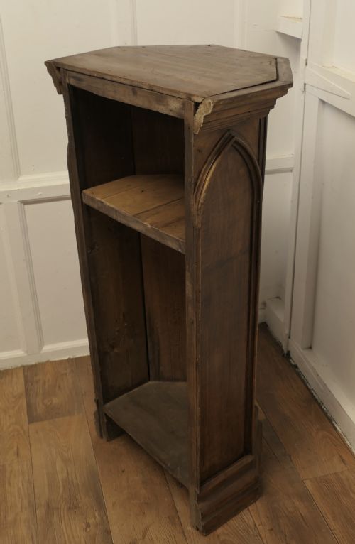 FRENCH GOTHIC PINE READING STAND GREETING STATION GREETER - ADDITIONAL PHOTO 6